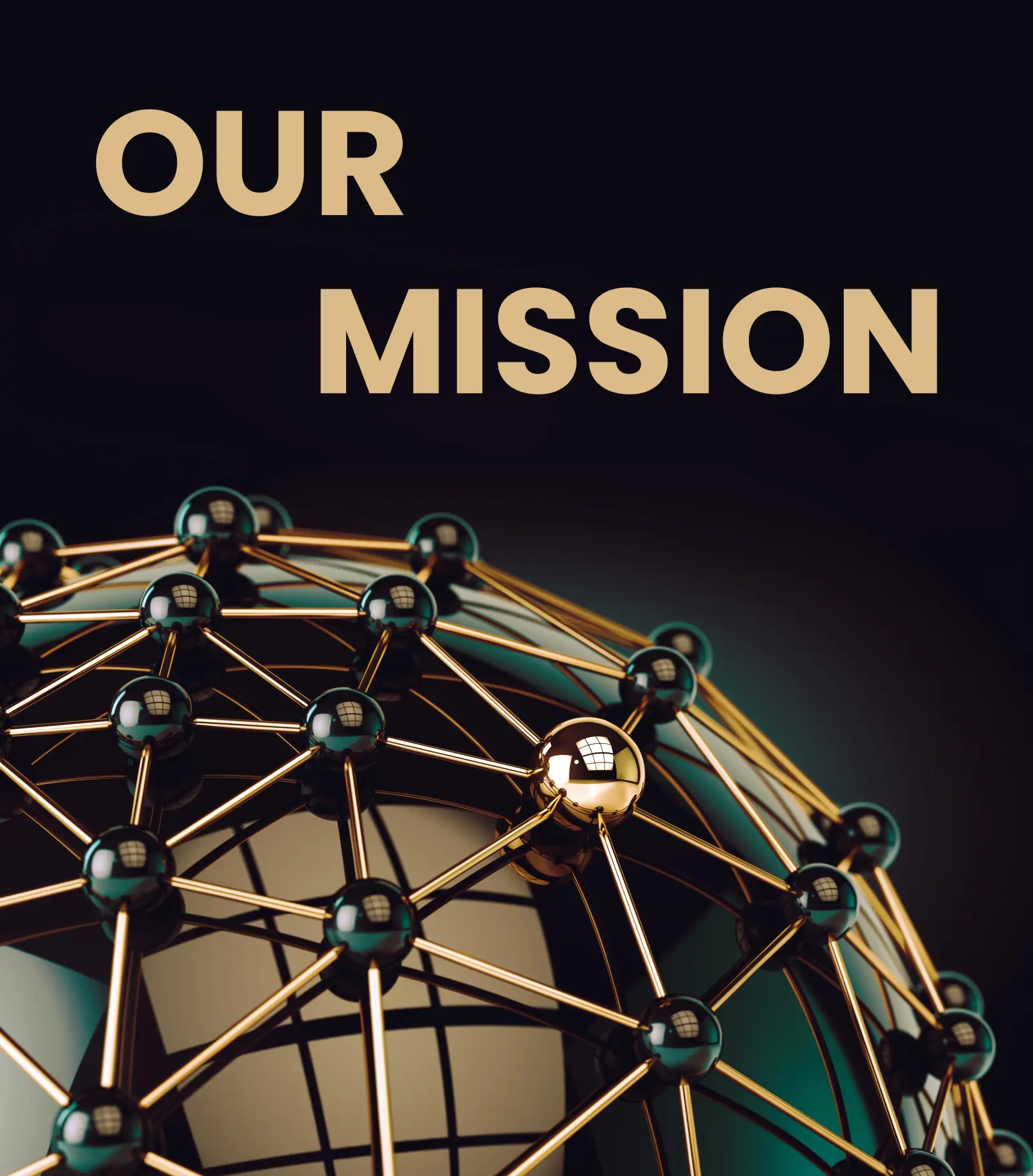 Modern workspace showcasing our mission